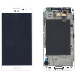 Матриця с тачскріном (модуль) для LG OPTIMUS G PRO E980 E985 F240L/K/S с рамкой білий