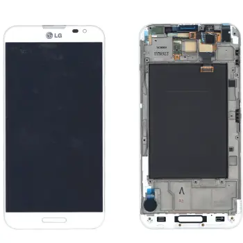 Матрица с тачскрином (модуль) для LG OPTIMUS G PRO E980 E985 F240L/K/S с рамкой белый