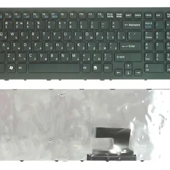Клавиатура для ноутбука Sony Vaio (VPC-EJ) Black, (Black Frame), RU