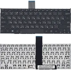 Клавиатура для ноутбука Asus F200CA, F200MA, X200LA, X200MA Black, (No Frame), RU (горизонтальный энтер)
