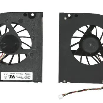 Вентилятор для ноутбука Dell Inspiron 1501, 1505, 6000, 6400, 9100, 9200, 9300, 9400, E1505, E1705, E1710, Latitude 131L, Vostro 1000, XPS M170, M1710, Precision M90, M6300, Fujitsu Amilo XA3530, 5V 0.5A 3-pin Forcecon