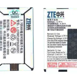 Акумуляторна батарея для смартфону ZTE Li3706T42P3h533251 V190 3.7V White 600mAh 2.22Wh