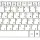 Клавіатура для ноутбука Acer Aspire (1420, 1425, 1425P, 1810, 1810T, 1820, 1825, 1830T) Aspire One (715, 721, 722, 751, 751H, 752, 752H, 753, ZA3, ZA5) Acer Ferrari One (200) White, RU 2