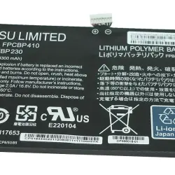 Аккумуляторная батарея для ноутбука Fujitsu FMVNBP230 Lifebook U574 14.8V Black 3200mAh Orig