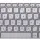 Клавіатура для ноутбука HP Mini (210-2000) Silver, (Silver Frame) RU 2