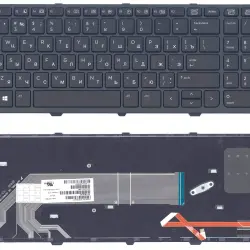 Клавиатура для ноутбука HP 450 G0, G1, G2, 455 G1, G2, 470 G0, G1 с подсветкой (Light), Black, (Black Frame), RU