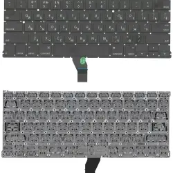 Клавіатура для ноутбука Apple MacBook Air 2010+ (A1369) Black, (No Frame), RU (плоский ентер)