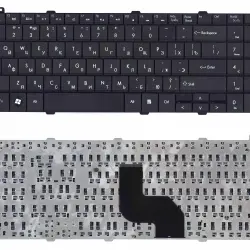 Клавиатура для ноутбука DNS (0124002) Black, (No Frame) RU