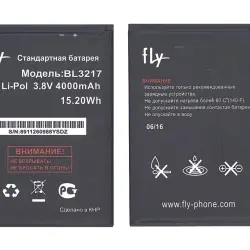 Акумуляторна батарея для Fly BL3217 IQ4502 Quad Era Energy 1 3.8V Black 4000mAh 15.20Wh