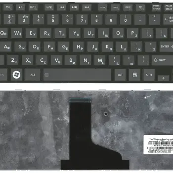 Клавиатура для ноутбука Toshiba Satellite C840, C840D, C845, C845D, L830, L835, L840, L840D, L845, L845D, M840, M845, P840, P840T, P845, P845T Black, (Black Frame) RU