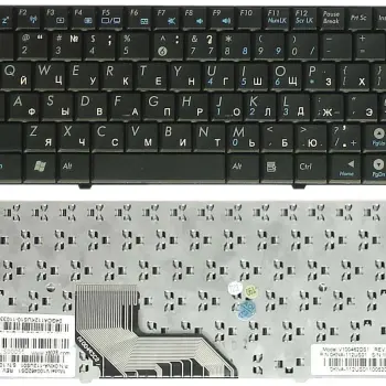 Клавіатура для ноутбука Asus (T91MT) Black, RU