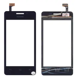 Тачскрін (Сенсорне скло) для смартфону Huawei Valiant Y301-A1 чорний