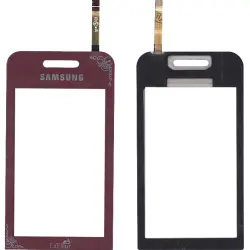 Тачскрін (Сенсорне скло) для смартфону Samsung Star GT-S5230 червоний