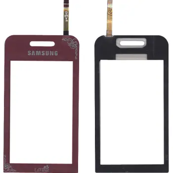 Тачскрин (Сенсорное стекло) для смартфона Samsung Star GT-S5230 красный