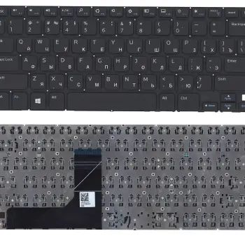 Клавіатура для ноутбука Dell Inspiron (11-3147) Black, (No Frame), RU