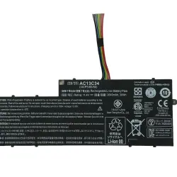 Акумуляторна батарея для ноутбука Acer AC13C34 Aspire E3-112 11.4V Black 2640mAh Orig