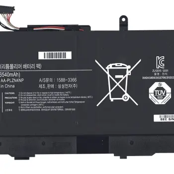 Акумуляторна батарея для ноутбука Samsung AA-PLZN4NP 900X3C 7.5V Black 6540mAh Orig