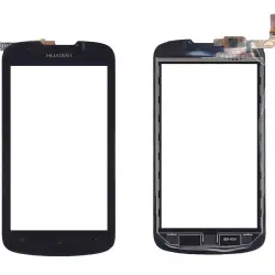 Тачскрін (Сенсорне скло) для смартфону Huawei Ascend G300 с рамкой сірий