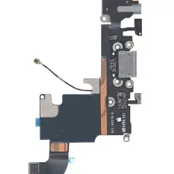 Шлейф роз'єму живлення с аудіо-роз'ємом для Apple iPhone 6S чорний