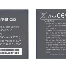 Акумуляторна батарея для смартфону Prestigio PAP4040 4040 Multiphone 3.7V Black 1500mAh 5.55Wh
