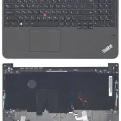 Клавиатура для ноутбука Lenovo Thinkpad (S5-531) с указателем (Point Stick) Black, с подсветкой (Light), Black, (Black TopCase), RU
