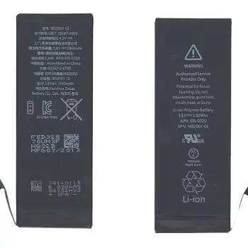 Акумуляторна батарея для смартфону Apple 616-0720 iPhone 5S 3.8V Black 1560mAh 5.92Wh