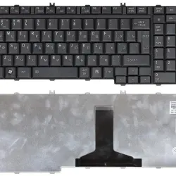 Клавиатура Toshiba Satellite (A500, A505, L350, L355, L500, L505, L550, F501, P200, P300, P500, P505, X200, Qosmio F50, G50, X300, X305, X500, X505) Black, Mat, RU (вертикальный энтер)