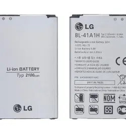 Акумуляторна батарея для смартфону LG BL-41A1HB K200 3.8V Silver 2100mAh 8.0Wh
