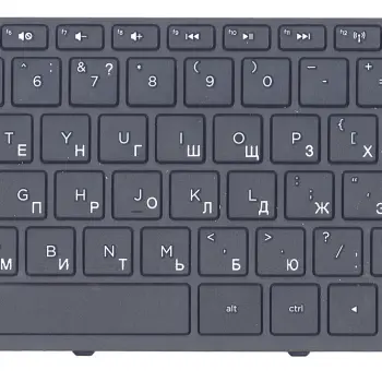 Клавіатура для ноутбука HP 250 G3, 255 G2, 255 G3, Pavilion SleekBook 15-e, 15-e000, 15-e002er, 15-e002sr, 15-e003sr, 15-e004er, 15-g, 15-g000, 15-d, 15-n, 15-n000, 15-r, 15-r000, 15-s000, 15t-e, 15t-n, 15z-e, 15z-n Black, (Black Frame) RU