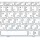 Клавиатура для ноутбука Lenovo IdeaPad (U160) White, (White Frame), RU 2