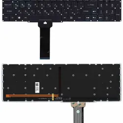 Клавиатура для ноутбука Acer Predator Helios 300 PH315-52 с подсветкой (Light), Black, RU