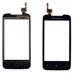 Тачскрін (Сенсорне скло) для смартфону Lenovo A390 чорний