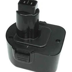 Акумулятор для шуруповерта DeWalt DE9074 DC9071 1.3Ah 12V чорний Ni-Cd