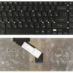 Клавиатура для ноутбука Acer Gateway (NV55) Black, (No Frame), RU (горизонтальный энтер)