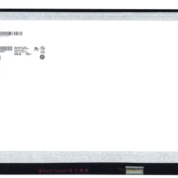 Матриця для ноутбука 15,6", Slim (тонкая), 30 pin eDP (знизу справа), 1366x768, Светодиодная (LED), крепления сверху\снизу, глянцевая, AU Optronics (AUO), B156XTN07.0