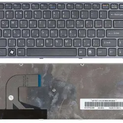 Клавіатура для ноутбука Sony Vaio (VPC-S) Black, (Black Frame) RU
