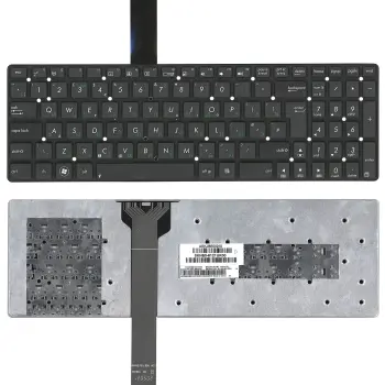 Клавіатура для ноутбука Asus (K55, X501) Black, (No Frame) RU (вертикальный ентер)