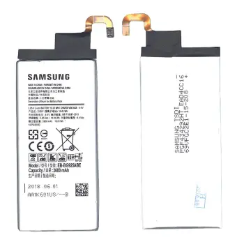 Акумуляторна батарея для смартфону Samsung EB-BG925ABE Galaxy S6 Edge 3.85V Black 2600mAh 10.01Wh