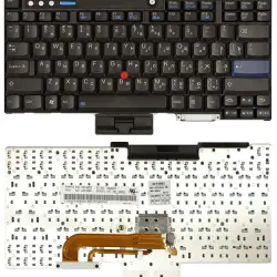 Клавіатура для ноутбука Lenovo ThinkPad (T60, T61, R60, R61, Z60T, Z61T, Z60M, Z61M, R400, R500, T500, W500, W700, W700ds) с указателем (Point Stick) Black RU