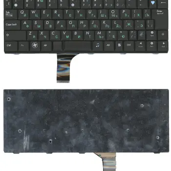 Клавіатура для ноутбука Asus EEE PC Limited Edition (1005HA 1008HA 1001HA) Black, RU (вертикальный ентер)
