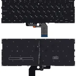 Клавиатура для ноутбука Xiaomi Mi Air (13.3) Black с подсветкой (Light), (No Frame) RU