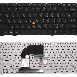 Клавіатура для ноутбука HP Elitebook (8460W) с указателем (Point Stick) Black, (No Frame) RU (горизонтальный ентер)