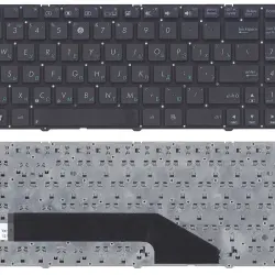 Клавіатура для ноутбука Asus (K50, K60, K70) Black, (No Frame) RU
