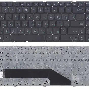 Клавіатура для ноутбука Asus (K50, K60, K70) Black, (No Frame) RU