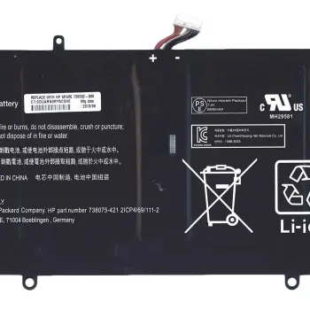 Акумуляторна батарея для ноутбука HP (A2304XL) ChromeBook 14 7.5V Black 6750mAh Orig