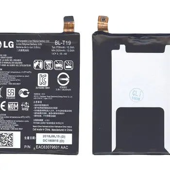 Акумуляторна батарея для смартфону LG BL-T19 H7903.8V G Flex Black 2700mAh 10.3Wh