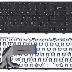 Клавіатура для ноутбука HP (350 G2) Black, (With Frame) RU