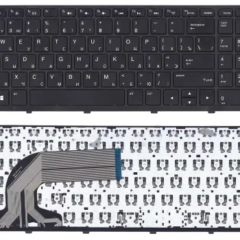 Клавіатура для ноутбука HP (350 G2) Black, (With Frame) RU