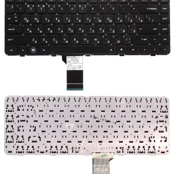Клавіатура для ноутбука HP Pavilion (DM4-1000) Black, (No Frame) RU
