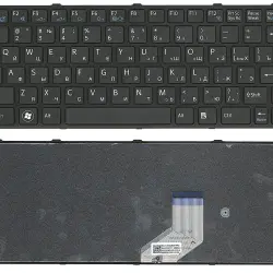 Клавіатура для ноутбука Sony Vaio (SVE11) Black, (Black Frame) RU